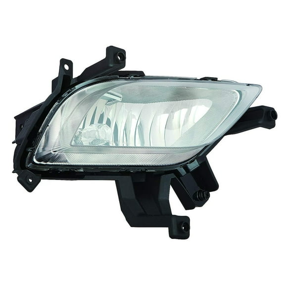 KAI New CAPA Certified Standard Replacement Passenger Side Fog Light Assembly, Fits 2014-2016 Kia Forte