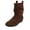 Brown, variant on Demy Slouch Bootie Short Ankle Boot Women's Winter Shoes (Wide Widths Available)