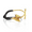 Black Glitter / Gold, variant on MDF® MD One® Epoch Titanium Stethoscope > Adult > Capridium > Zebra (MDF29)