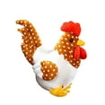 thumbnail image 5 of JWQFBC Chicken Plush Decor Comfortable Party Favors Realistic Adorable Ornament Chicken Polka Dots, 5 of 9