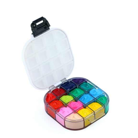 Transon Paint Saver Storage Palette Box 16well Portable Airtight Black