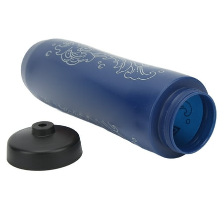 

Outdoor Sports Water Bottle 1000ml Cycling Water Bottle PP5 Lightweight For Hiking Blue