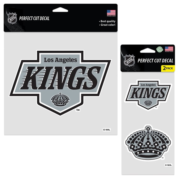 WinCraft Los Angeles Kings Perfect Cut Decal Two-Pack Set