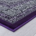 thumbnail image 5 of Allstar 5x8 Traditional Area Rug in Purple with Gainsboro Grey Persian Nain design (5' 2" x 7' 4"), 5 of 7