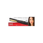 Hot Hotter Gold Ceramic Flat Iron - 1/2 Inch [05872]