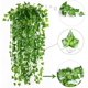thumbnail image 3 of Lierre Artificielle Plantes Guirlande Vigne 12 Pcs 84 Ft Exterieur Décoration pour Célébration, Mariage, Cuisine, Jardin, Bureau, 3 of 5