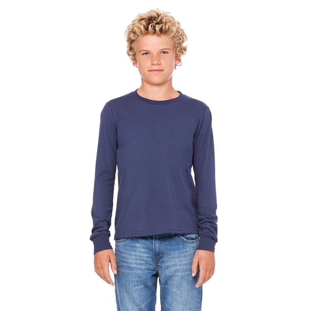 Bella + Canvas Youth Jersey Long-Sleeve T-Shirt