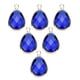 thumbnail image 1 of 6 piezas de accesorios de joyería para manualidades, collar con colgante de gota de agua de cristal, moda Azul Purpúreo, 1 of 3