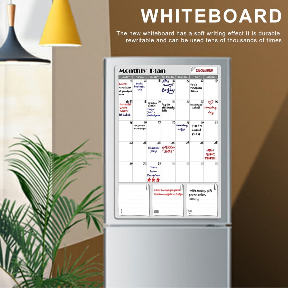 Akoyovwerve Magnetic Calendar Whiteboard Dry Erase Calendar Board Kit