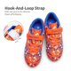 thumbnail image 3 of Tacos de Fútbol DREAM PAIRS Talla 4 Niño Grande Naranja Azul, 3 of 5