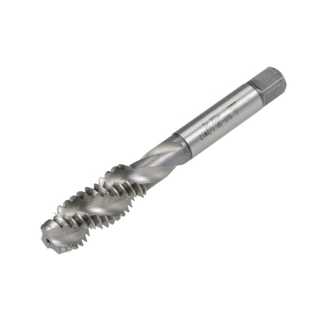 Unique Bargains 1/2'-12 BSW HSS-Cobalt Spiral Flute Thread Tap Machine Threading Tap Uncoated