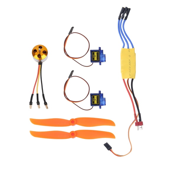 2200KV Brushless Motor  30A ESC Combo, RC Plane/Helicopter, Easy Install  High Efficiency