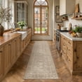 thumbnail image 4 of BERTHMEER 2'x8' Runner Rugs for Hallway Kitchen Entryway Entrance Dorm Laundry Bedroom Living Room Washable Vintage Non-slip Runner Rugs, Brown, 4 of 6