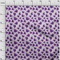 thumbnail image 3 of oneOone Polyester Spandex Purple Fabric Utensils Tea Cups Sewing Material Print Fabric By The Yard 56 Inch Wide, 3 of 4