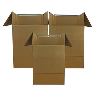 Basics Cardboard Moving Boxes in Small, Medium, and Large Sizes -  Pack of 30