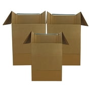 UBoxes Large Corrugated Wardrobe Moving Boxes (Bundle of 3) 24" x 24" x 40"