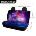 thumbnail image 4 of FUIALDOLG Galaxy Dragonfly Car Back Seat Covers, Set of 2 Pieces Stretch Waterproof Seat Covers for Pet and Daily Travel, 4 of 4