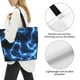 thumbnail image 3 of Balery Blue Lightning Bolsa Tote Estilo Estético con Cremalleras, Bolsa de Hombro, Bolsa de Compras Grande y Plegable, 3 of 8