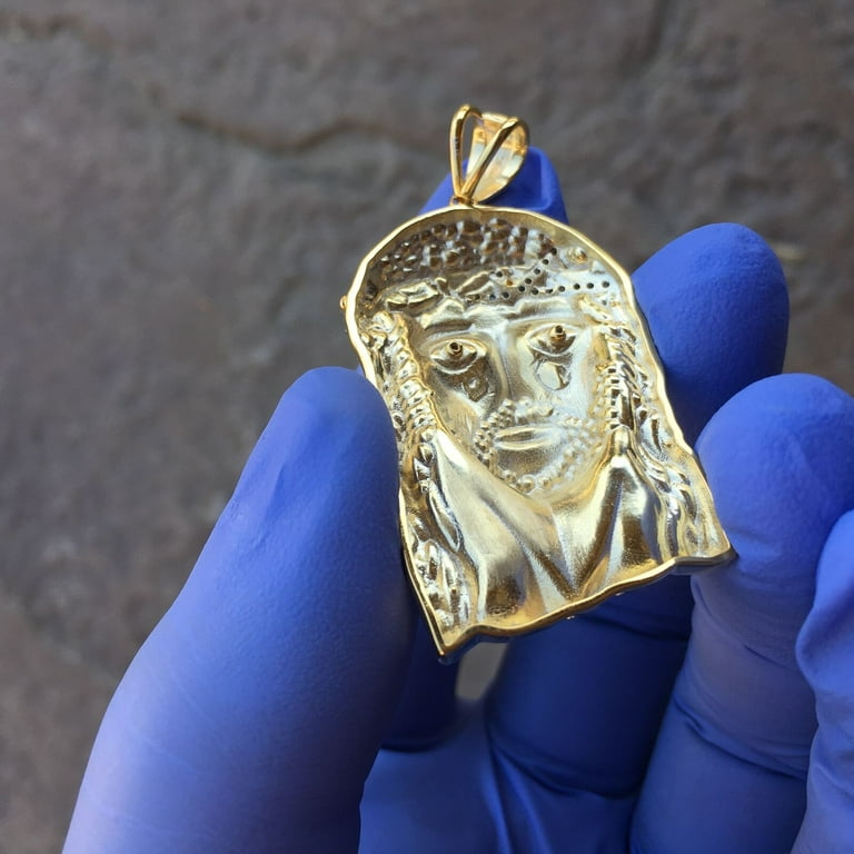 Anello Da Uomo In Argento Sterling 925 Placcato Oro 14 Carati - Foto 9