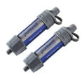thumbnail image 1 of 2 Pack Water Filter Straw Protable Water Filtration System Personal Mini Outdoor Water Purifier Emergency And Survival Gear Camping Hiking Backpacking with Hydration Bag Can Be Washed, 1 of 8