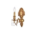 thumbnail image 3 of Elegant Lighting Monarch Applique Murale Traditionnelle Française Or 1 Lumière E12 Cristal, 3 of 4