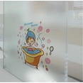 thumbnail image 3 of Pegatinas de pared para puerta de cristal de chica en el baño, impermeables, para ducha, baño, decoración del hogar, calcomanías artísticas, papel tapiz, 3 of 5