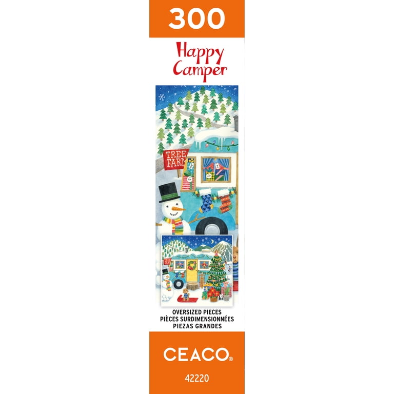 Ceaco Thomas Kinkade Christmas Camper 300 Piece Jigsaw Puzzle for