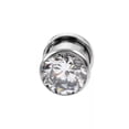 thumbnail image 3 of GKNET Ear Plug Zircon Crystal Gem Metal Flesh Tunnel SCREW ON Ear Piercing 10mm /-blue-4mm, 3 of 9