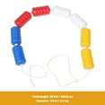 thumbnail image 2 of GARVALON 1Pcs Swimming Pool Safety Divider Buoy Line Assorted Color Plastic 200x3.5in Floating Rope for Swimmers, 2 of 7