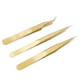 thumbnail image 4 of Juego de 3 pinzas Nikou para manicura de Acero inoxidable, 4 of 15