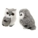 thumbnail image 5 of ColoMX 2 piezas de búho de peluche de aventura, juguete de búho de peluche, decoración de habitación para niños y niñas, regalo para niños y mujeres, color gris, 5 of 8