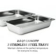 thumbnail image 4 of Elite Cuisine EWM1715 5Qt. Stainless Steel Electric Buffet Server, 4 of 4