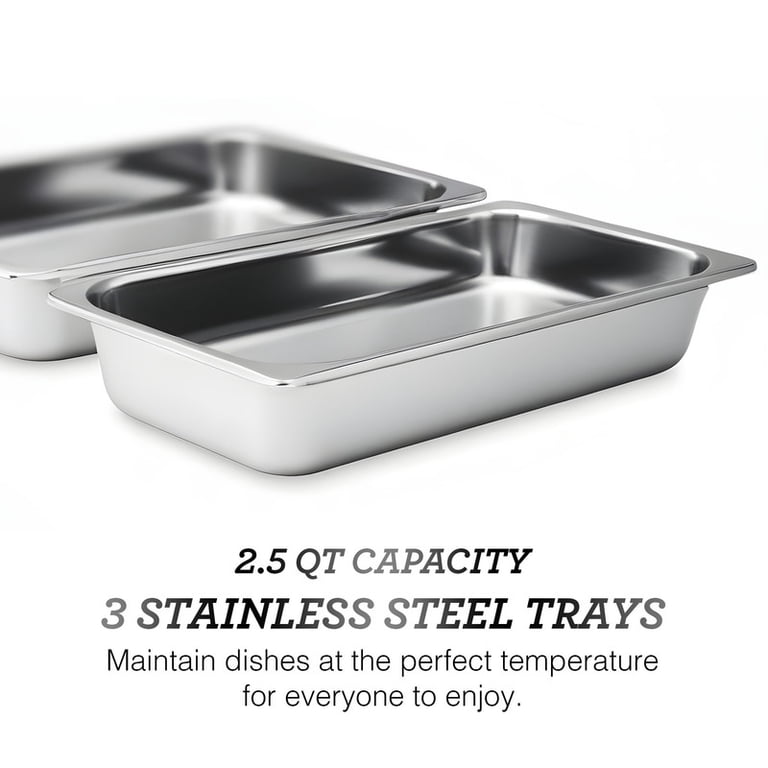 Elite Gourmet Stainless Steel Electric Buffet Server 5Qt photo 4