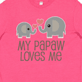 thumbnail image 4 of Inktastic My Papaw Loves Me Grandchild Gift Youth T-Shirt, 4 of 5