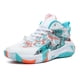 thumbnail image 2 of Zapatillas de baloncesto transpirables de malla para hombre, zapatillas impermeables, antideslizantes y amortiguadoras con diseño de grafiti, 2 of 3