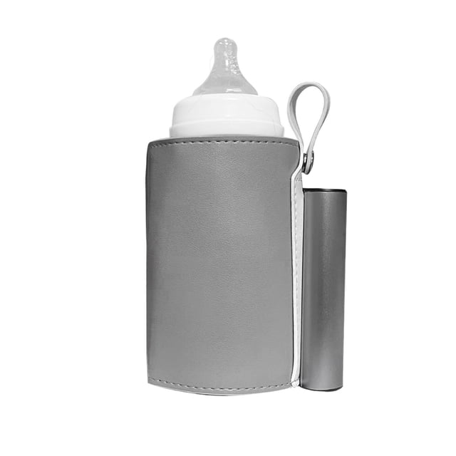 Calentador de biberones con luz nocturna, fundas aislantes para biberones, control de temperatura ajustable de 21 grados, para bebés y niños pequeños, almohadilla térmica para calentar leche materna.