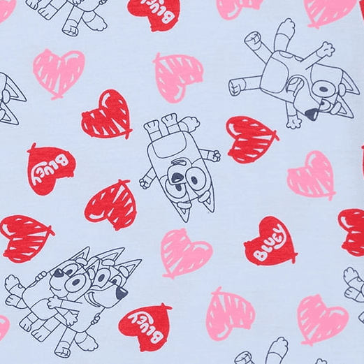 Bluey Girls Short Sleeve Dress, Sizes 4-12