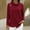 Red, variant on Oplxuo Women's Long Sleeve Cowl Neck Sweater Pullover Turtleneck Casual Loose Sweatshirts Tunic Tops