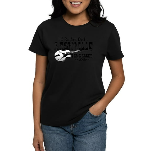 CafePress - Nashville Tennessee Women's Dark T Shirt - Women's Traditional Fit Dark T-Shirt