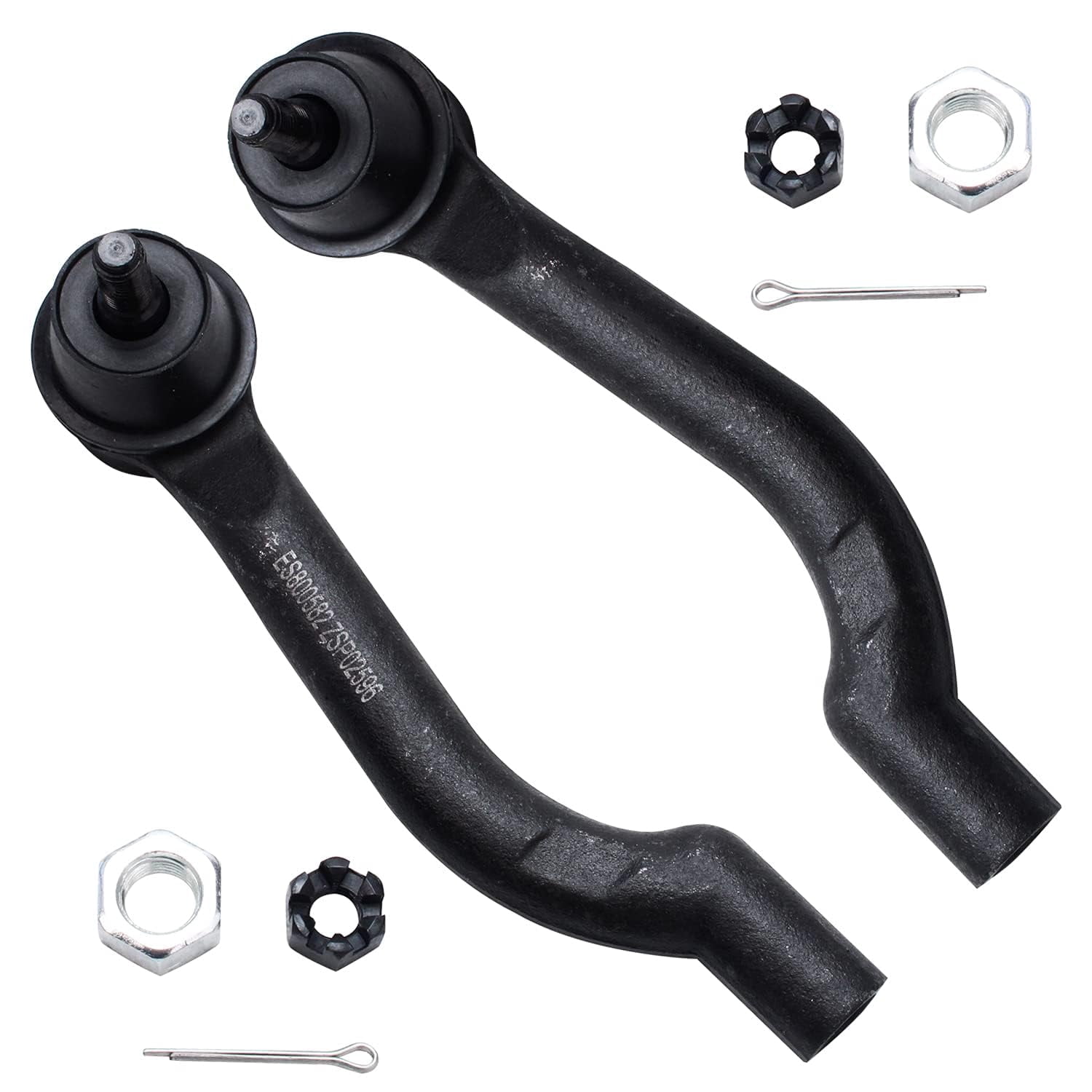 Detroit Axle - 12pc Suspension Kit for 2008-2012 Nissan Rogue 2009 2010 2011, 2 Ready Struts, 2 Lower Control Arms & Ball Joints, 4 Inner & Outer Tie Rods, 2 Sway Bar Links, 2 Boots, Replacement