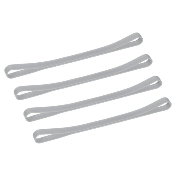 Towel Bands(4 Pack), Rubber Towel Clips for Travel, Beach Vacation, Grey