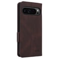 thumbnail image 6 of For Google Pixel 9 / 9 Pro Wallet Case with RFID Blocking Credit Card Holder, PU Leather Folio Flip Kickstand Protective Shockproof Cover Women Men for Google Pixel 9 / 9 Pro Phone case,Brown, 6 of 15