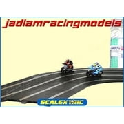 Scalextric C8296 Banked Curve Radius 2 45 degree 1:32 Scale Track Accessory - Small Kids Gift Ideas for Boy/ Girl Ages +5 years