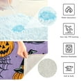 thumbnail image 3 of Yayeee Bath Rug for Bathroom Floor Non Slip Contour Fluffy Soft Absorbent Mat, 20"x24", Halloween Pumpkin, 3 of 7