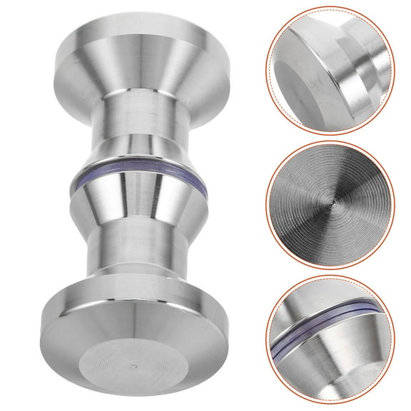 Worgeous Stainless Steel Bathroom Pull Knob Glass Door Handle Shower Room Sliding Door Handle Accessories for Glass Door