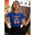 thumbnail image 2 of Fashion Bear Cool Boy T-Shirt Women -Image by Shutterstock, Female 5X-Large, 2 of 4