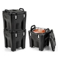 thumbnail image 1 of Gymax 32 QT 3PCS Portable Insulated Food Carrier Food Warmer w/ Stainless Steel Barrel, 1 of 9