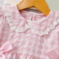 thumbnail image 6 of TOWED22 Baby Girl Clothes Toddler Outfits Ruffle Long Sleeve Top Pants 2 Piece Girls' Fall Winter Clothing Set,Pink,3-4 Y, 6 of 8