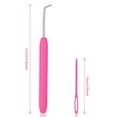 thumbnail image 4 of ZheElen 2PCS/Set Crochet Needle Craft Sweater Tapestry Knitting Needlecraft Hook Yarn Sewing Safety Handsewing Pin Color Random  1 set, 4 of 4