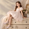 thumbnail image 4 of Meckior Toddler Girls Glitter Mary Jane Shoes Little Kids Low Heel Wedding Party Princess Dress shoes for Little Kids, 4 of 8
